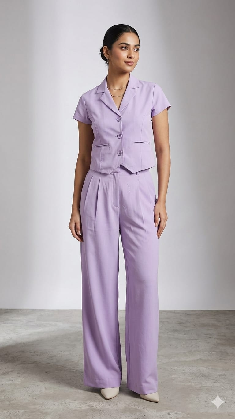 Lilac Tailored Co-ord Set